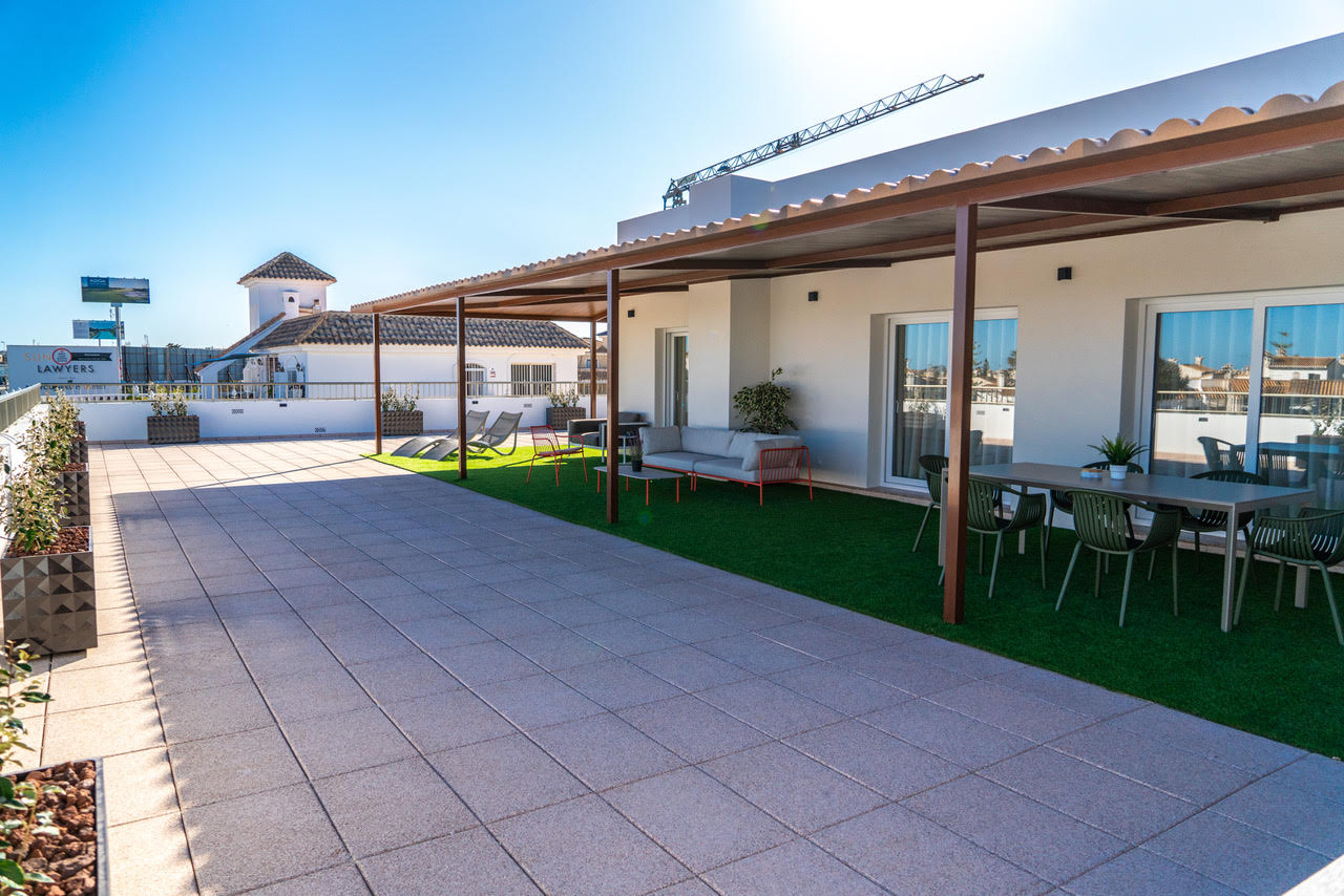 Master bedroom in penthouse for sale in Orihuela