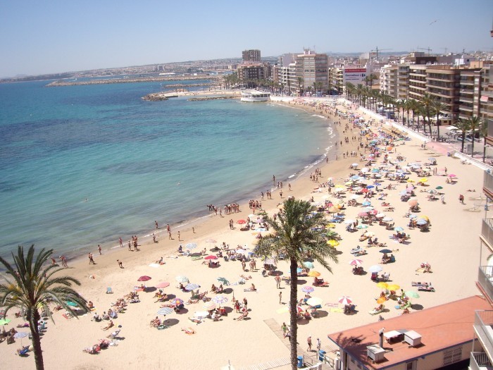 Garden in apartment for sale in Torrevieja