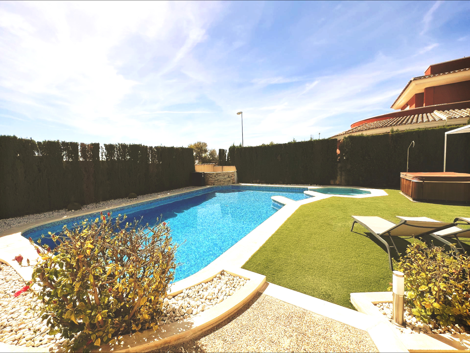 Master bedroom in villa for sale in Ciudad Quesada