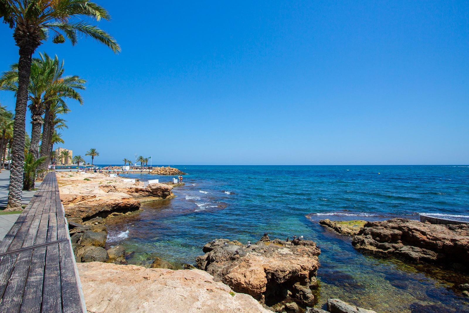 Garden in apartment for sale in Torrevieja