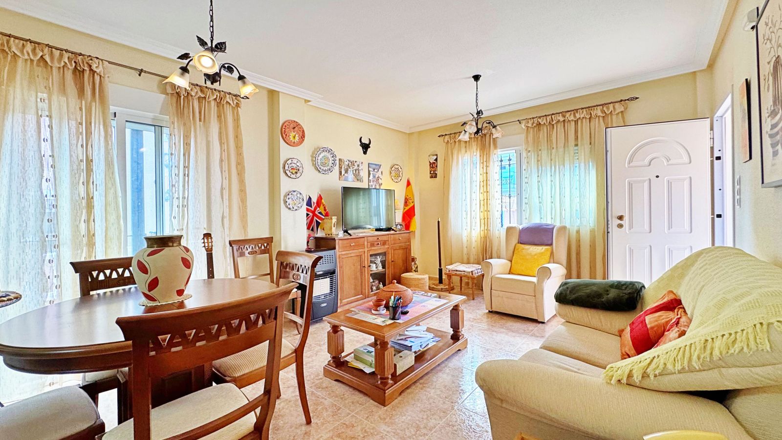 Master bedroom in terraced for sale in Orihuela Costa