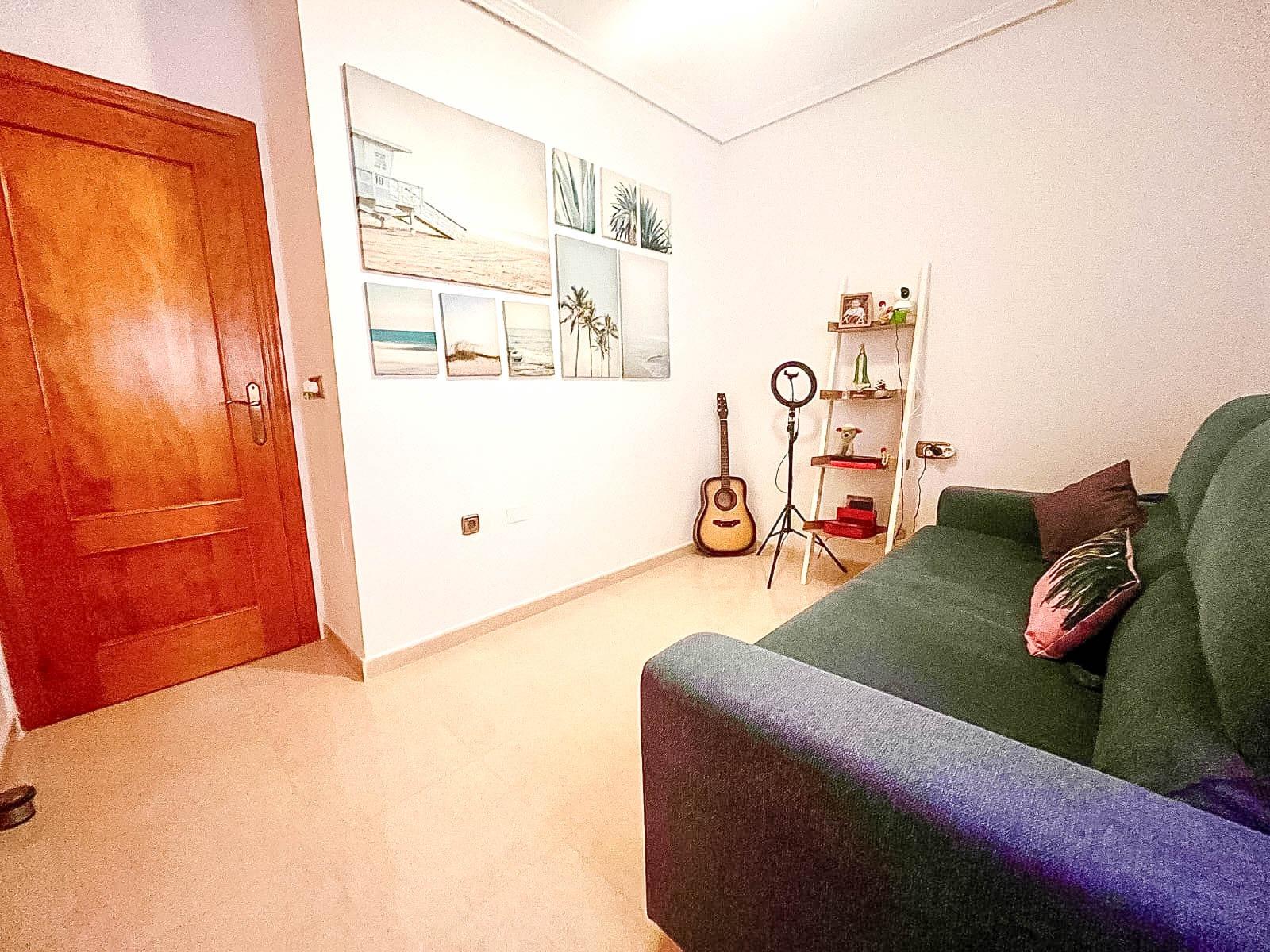 Pool area in bungalow for sale in Orihuela Costa