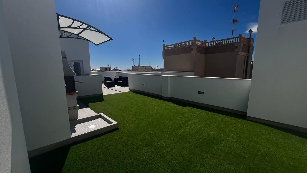 Garden in apartment for sale in Torrevieja