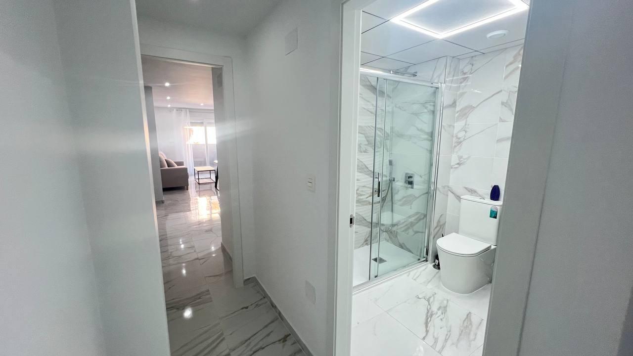 Pool area in apartment for sale in Torrevieja