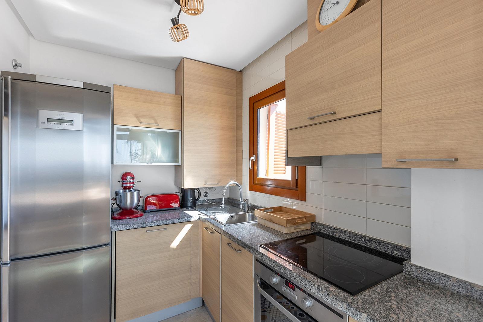 Pool area in penthouse for sale in Banos y Mendigo