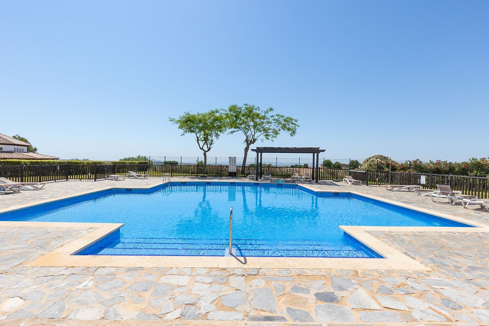 Living room in penthouse for sale in Banos y Mendigo