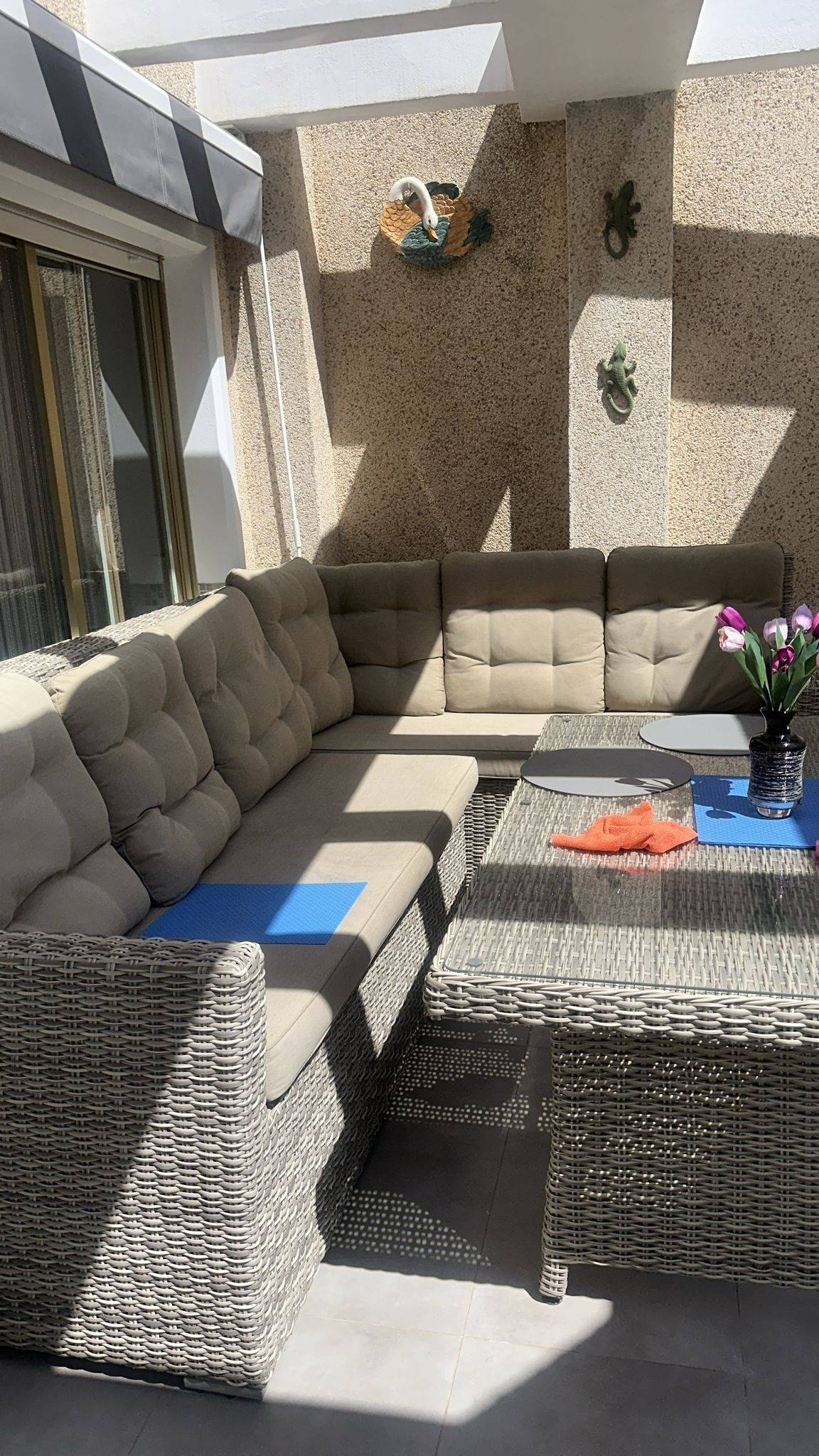 Terrace in penthouse for sale in Torrevieja
