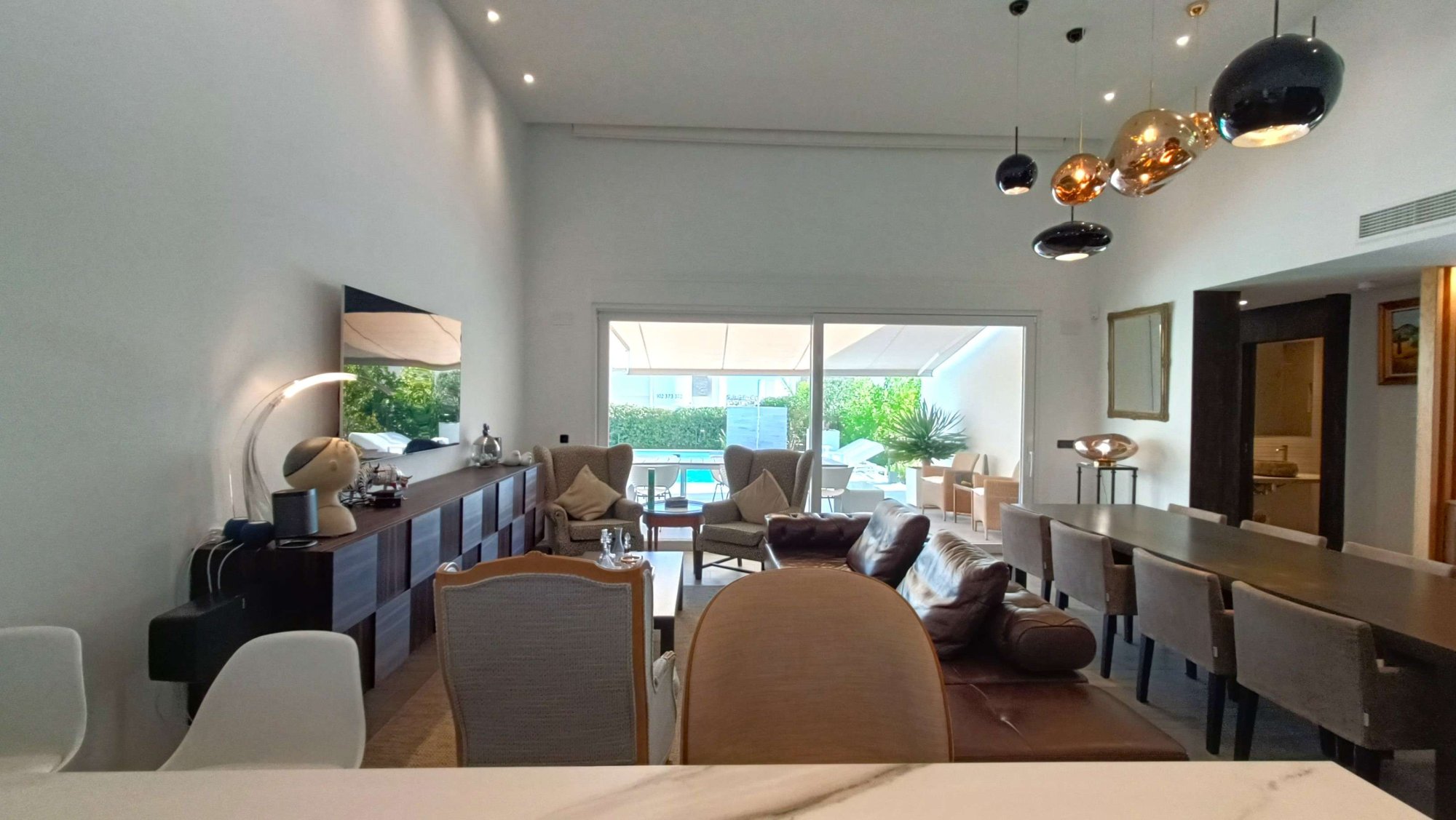 Dining area in villa for sale in Algorfa