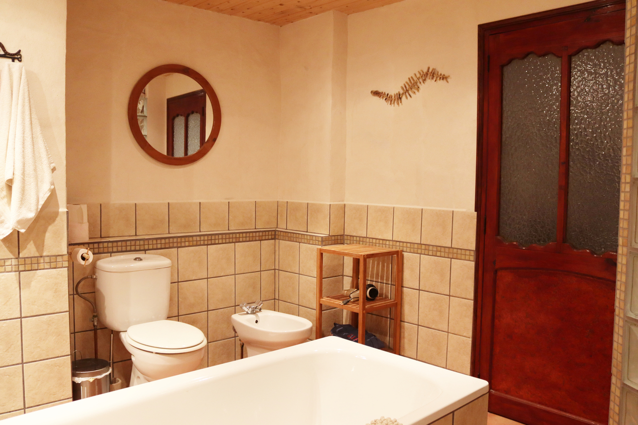 Master bedroom in terraced for sale in Castell de Castells