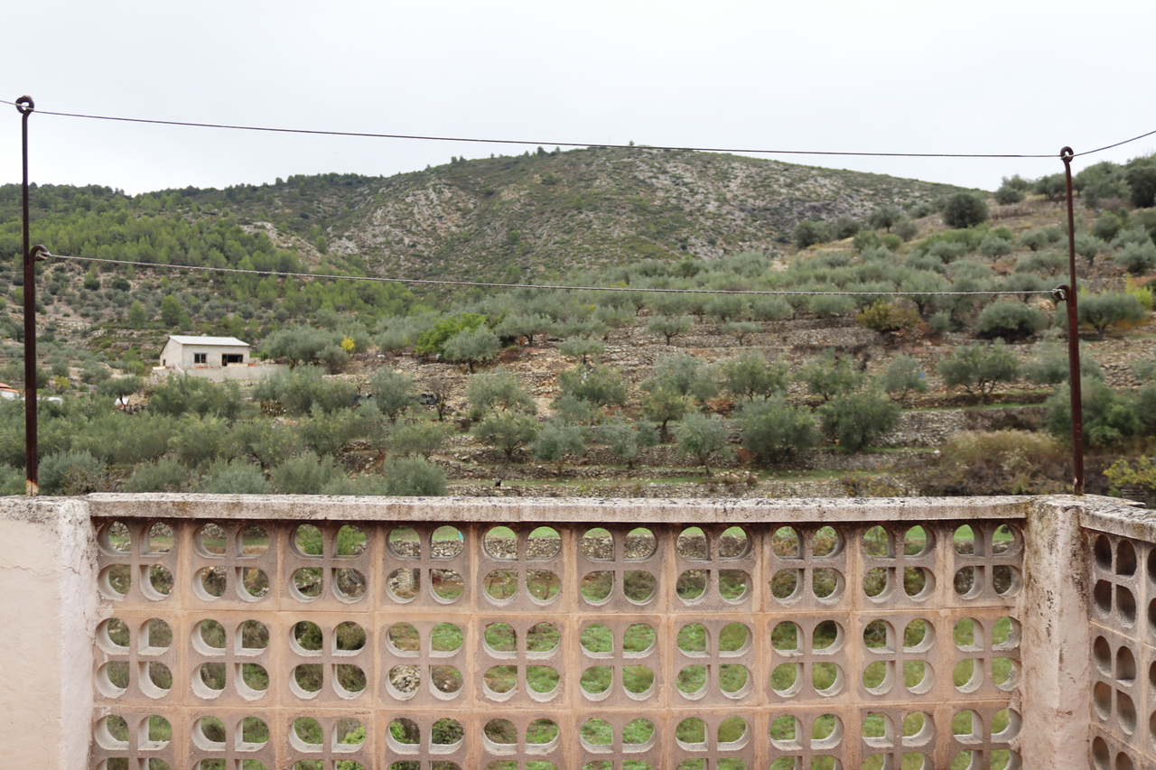 Master bedroom in terraced for sale in Castell de Castells