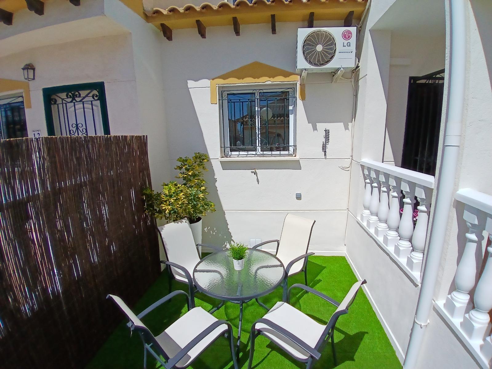 Pool area in terraced for sale in Orihuela Costa