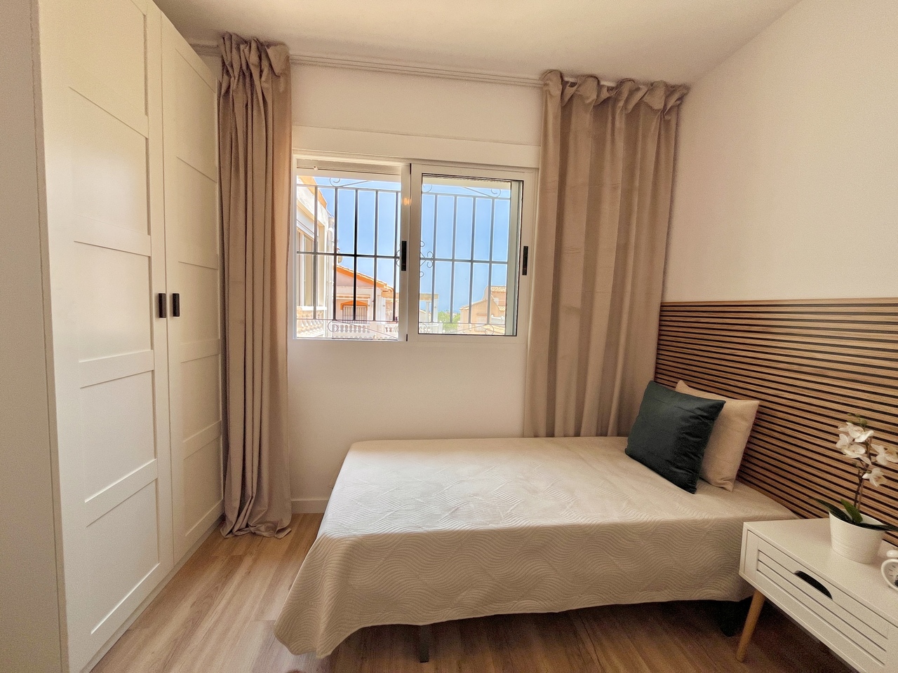 Pool area in terraced for sale in Playa Flamenca
