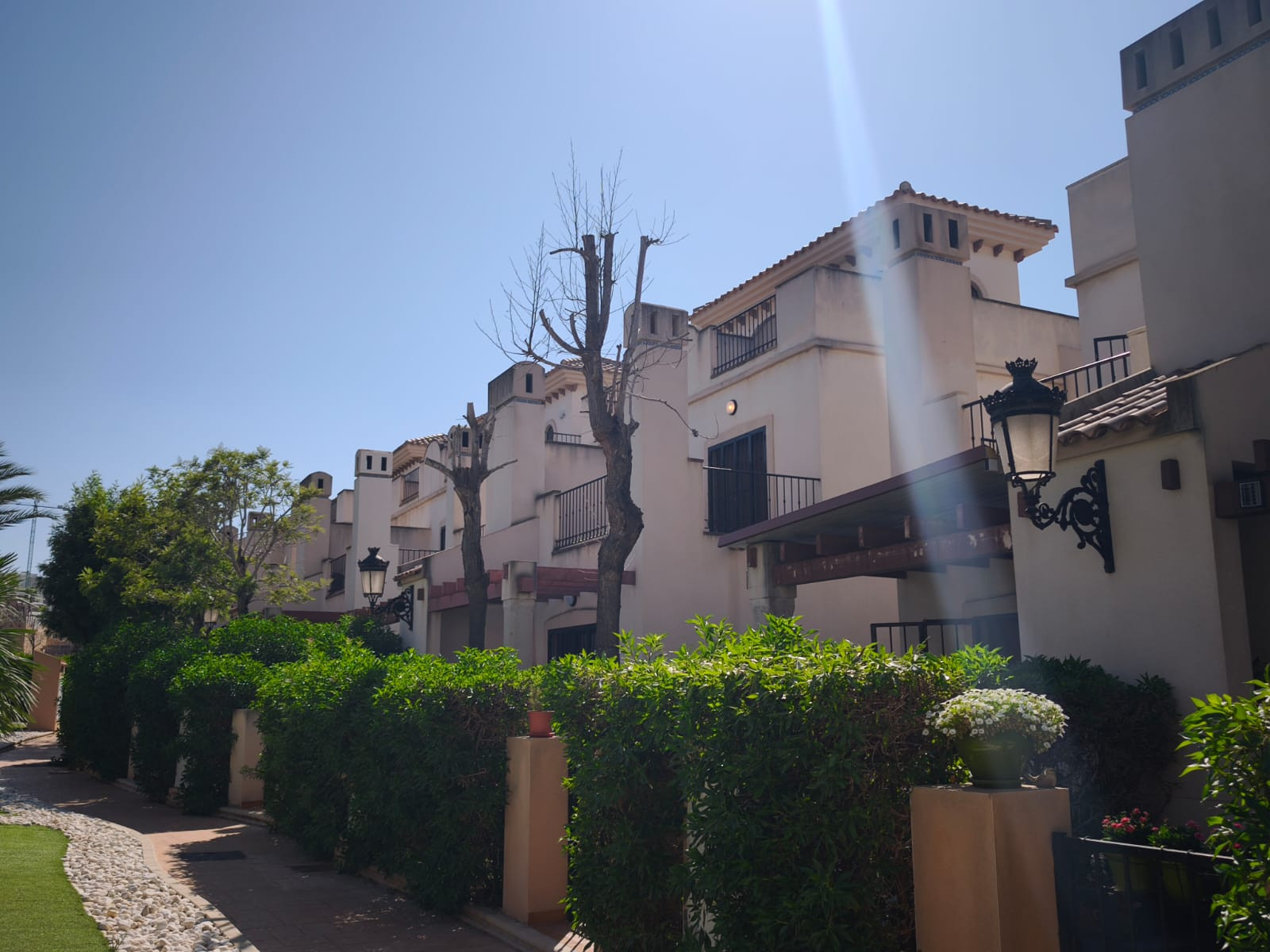 Exterior view in duplex for sale in Algorfa