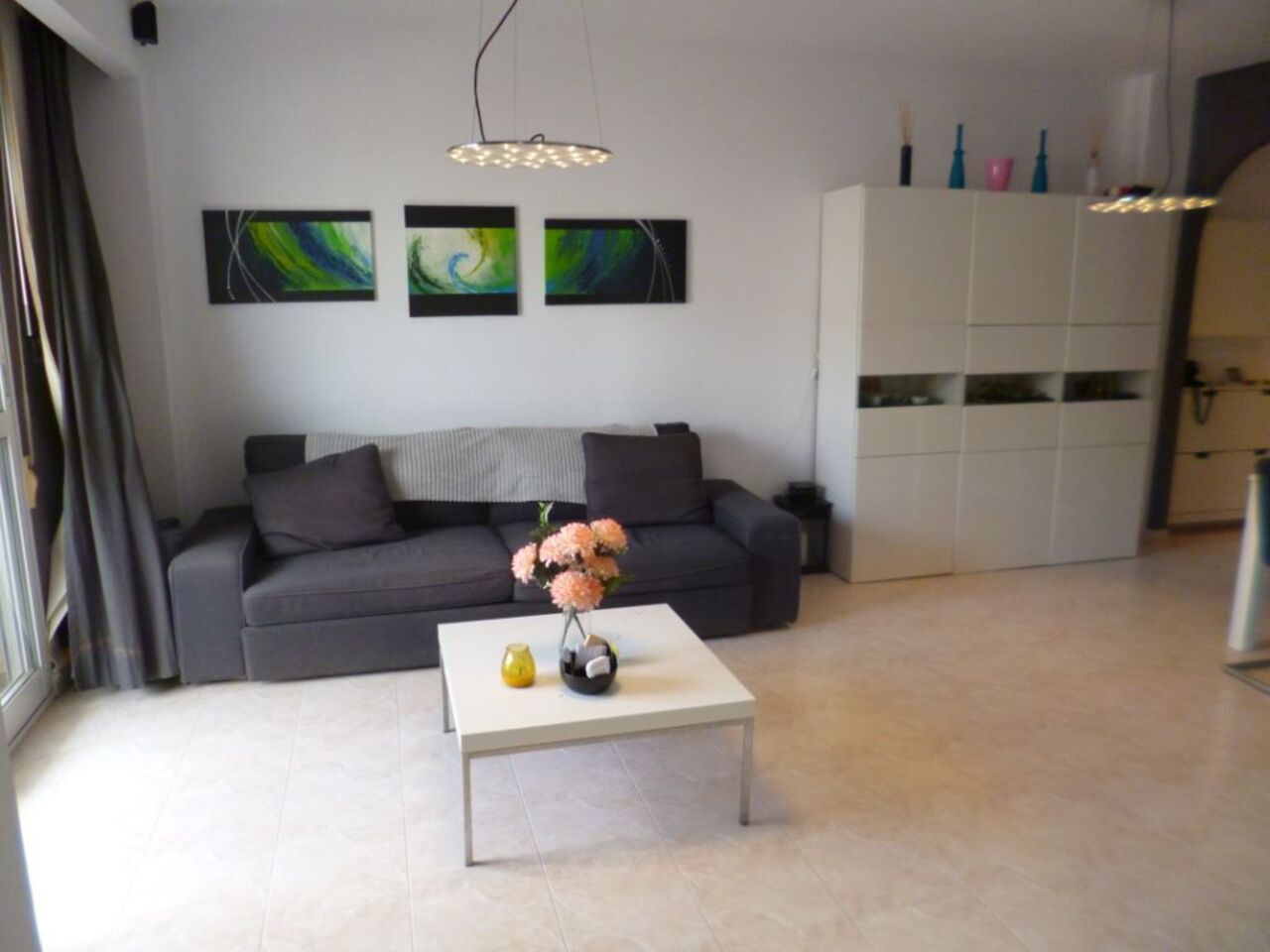 Living room in apartment for sale in La Florida