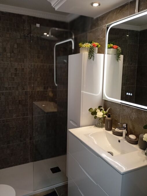 Bathroom in villa for sale in Villamartin