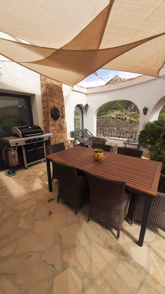 Living room in villa for sale in Calpe