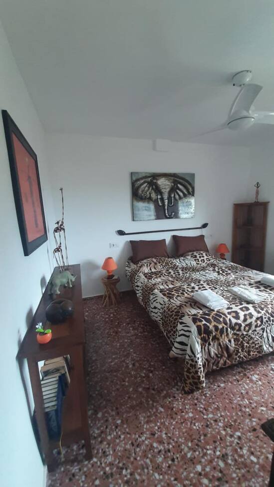 Master bedroom in villa for sale in Calpe