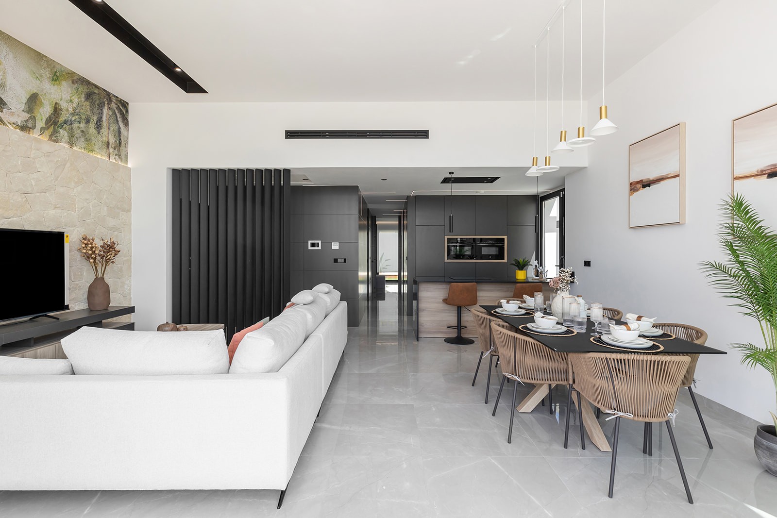 Living room in villa for sale in El Chaparral