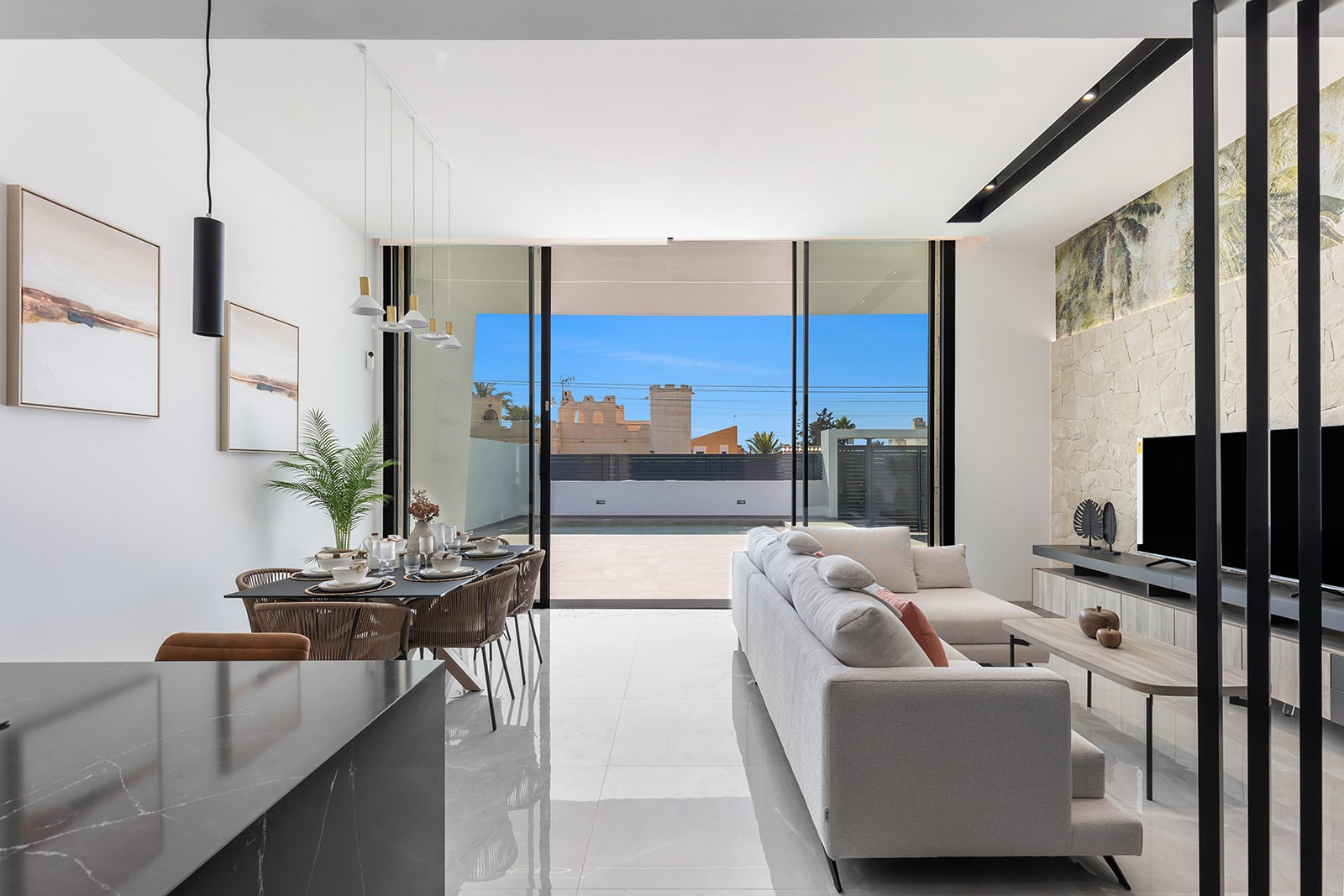Exterior view in villa for sale in El Chaparral