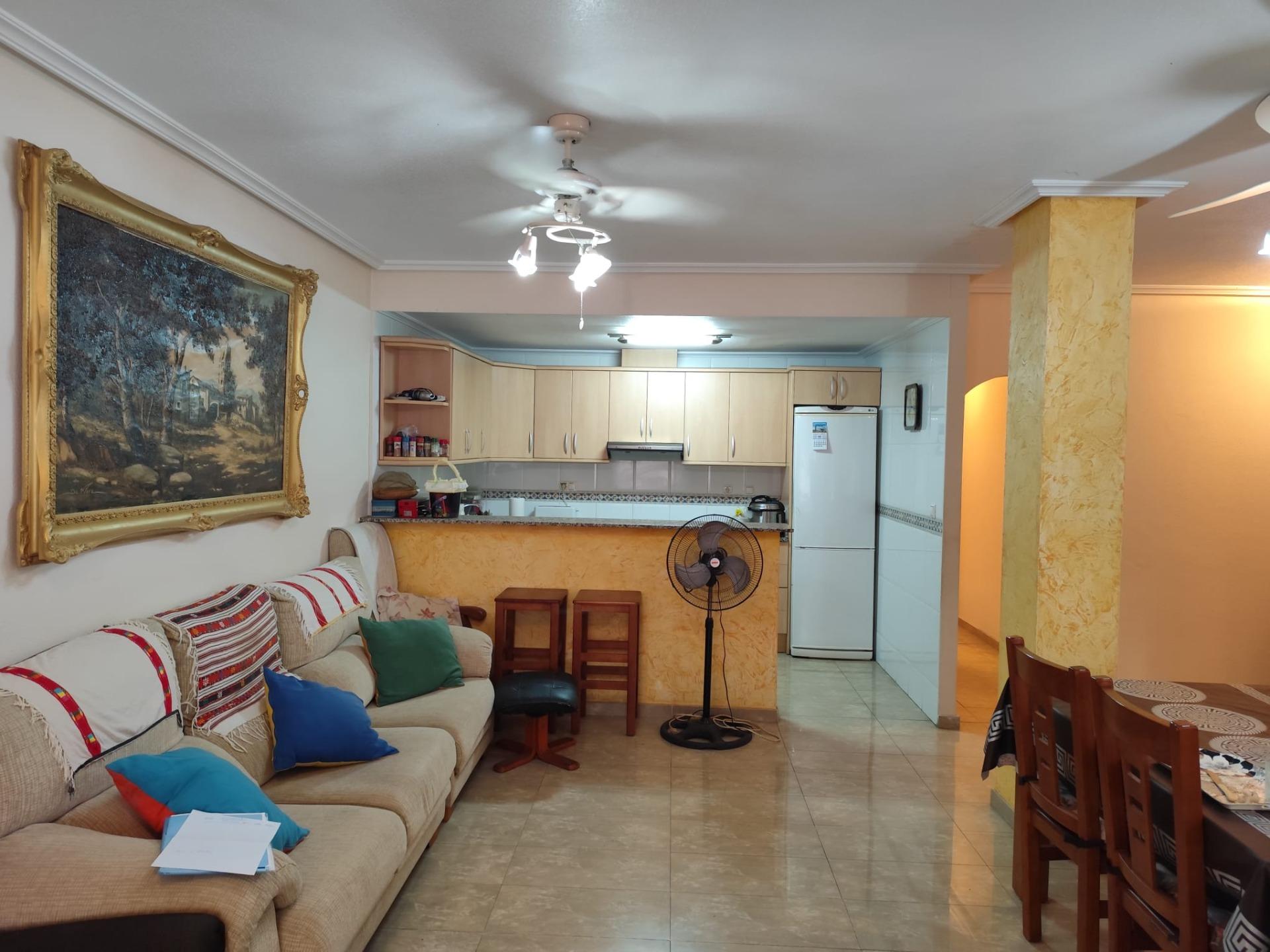 A ground floor apartment is offered for sale