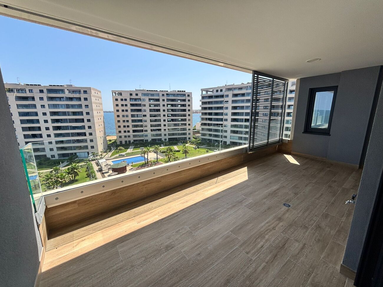 A unique opportunity to purchase a brand new apartment on the first line of the sea, with spectacula
