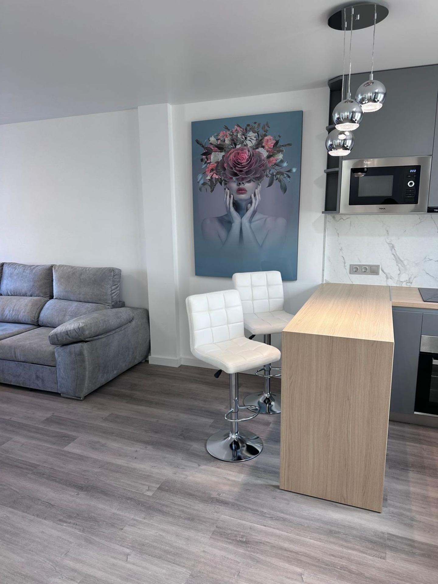 Pool area in apartment for sale in Torrevieja