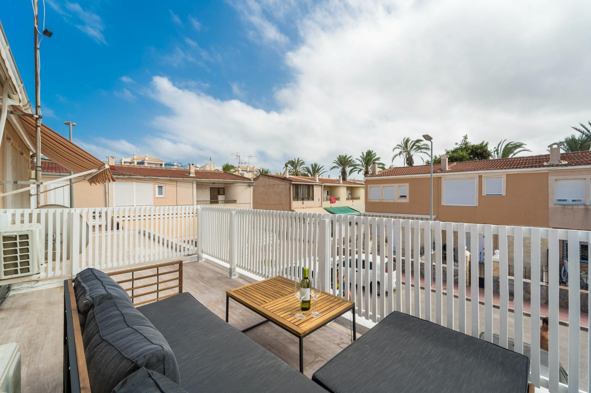 Terrace in duplex for sale in Torrevieja