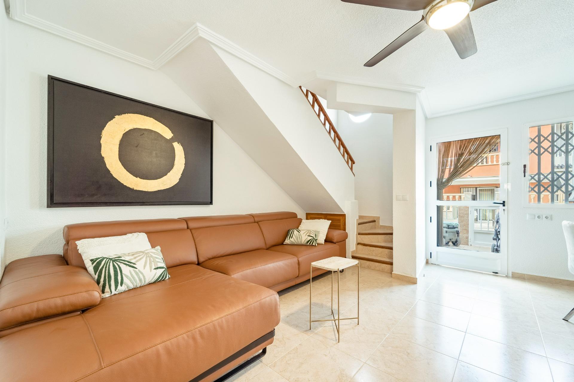 Garden in duplex for sale in Torrevieja