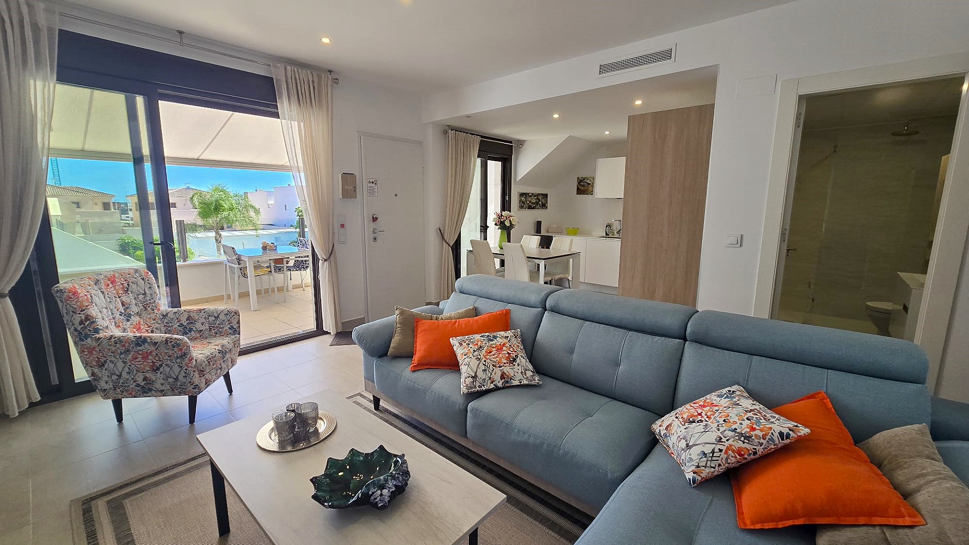 Pool area in apartment for sale in Pilar de La Horadada