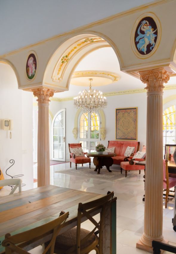 Dining area in villa for sale in Orxeta