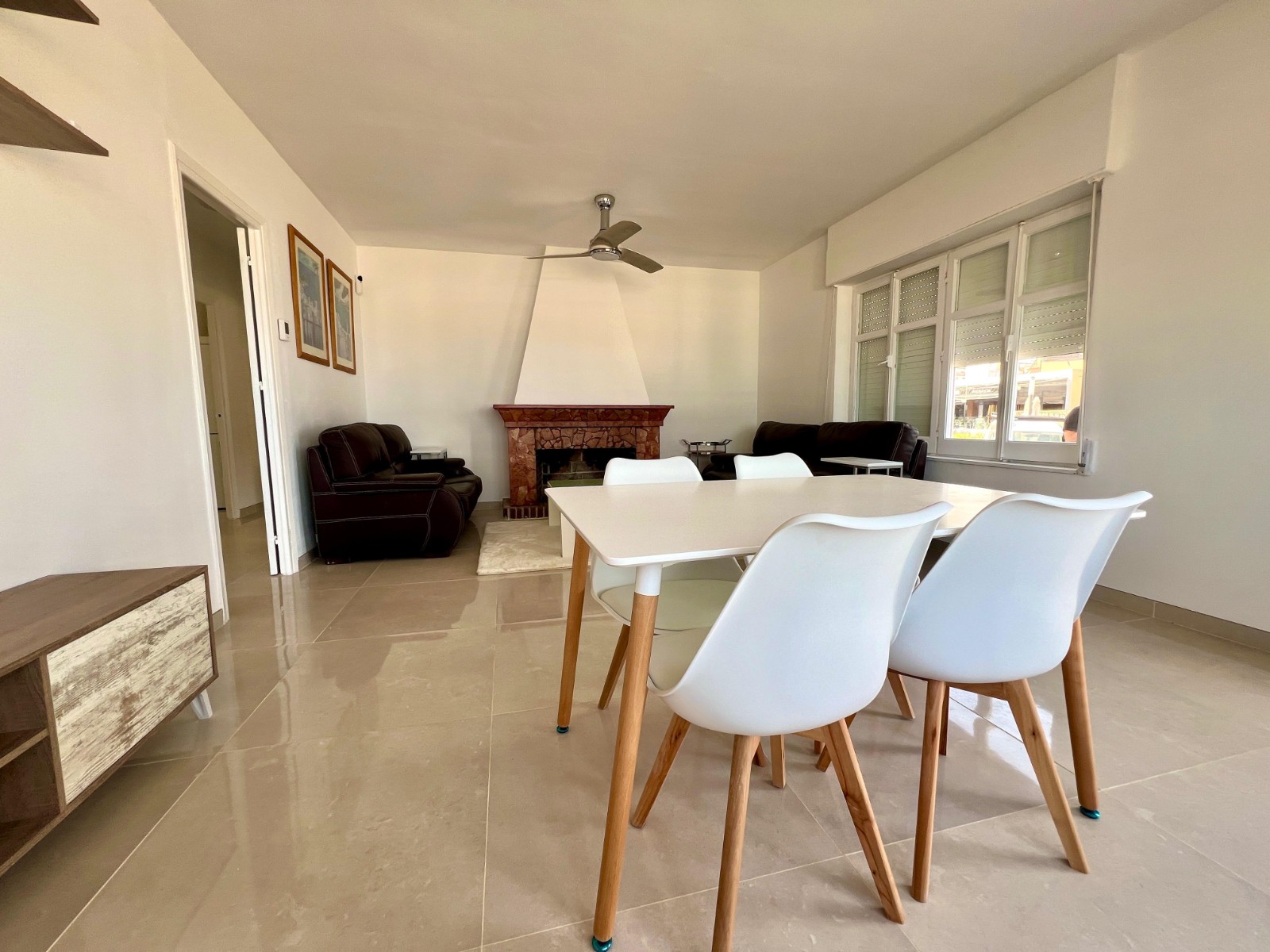 Pool area in villa for sale in La Mata
