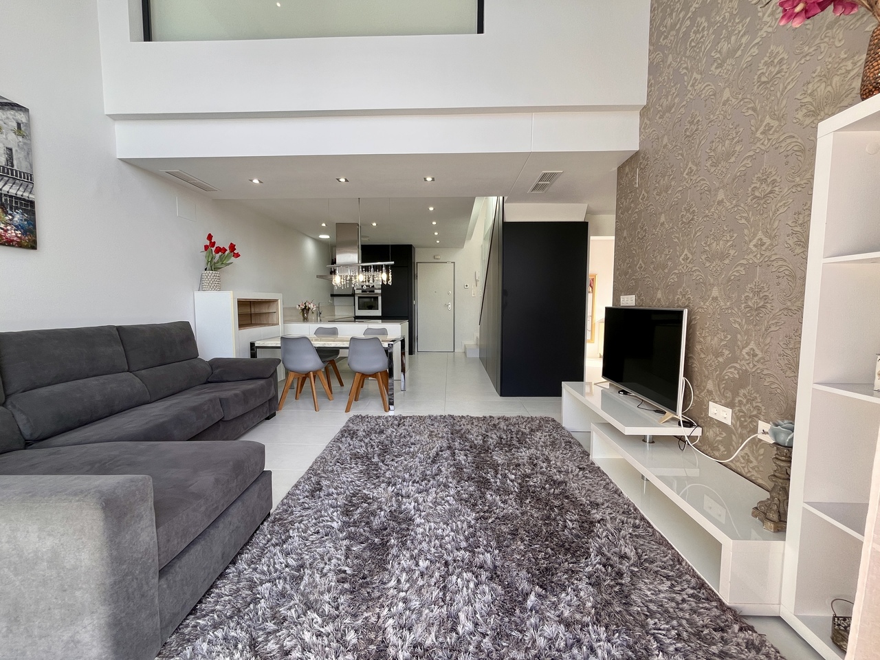 Living room in villa for sale in Los Dolses