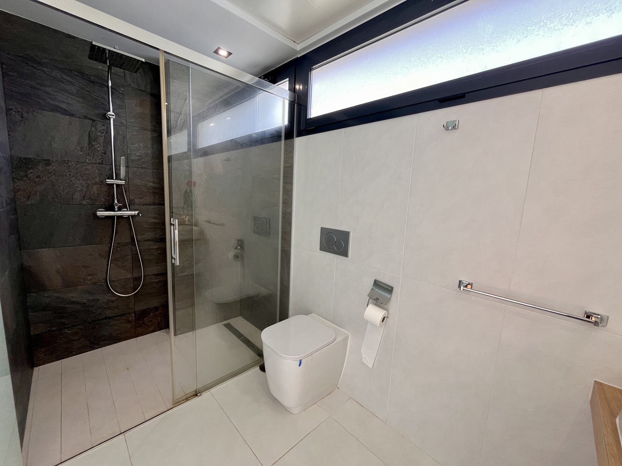 Pool area in villa for sale in Los Dolses