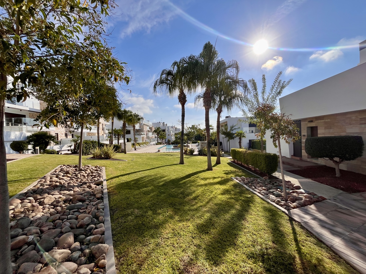 Terrace in villa for sale in Los Dolses