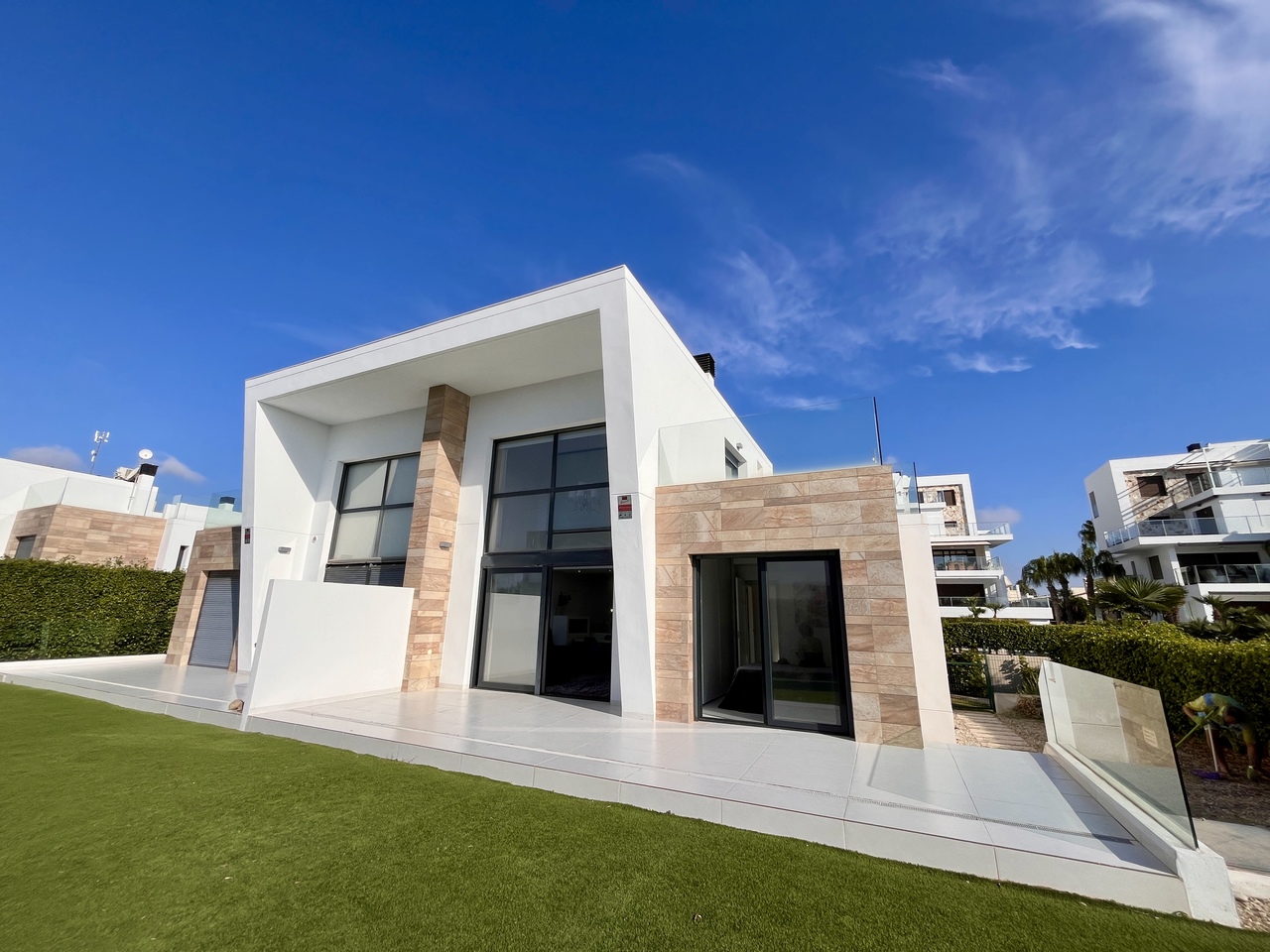 Master bedroom in villa for sale in Los Dolses