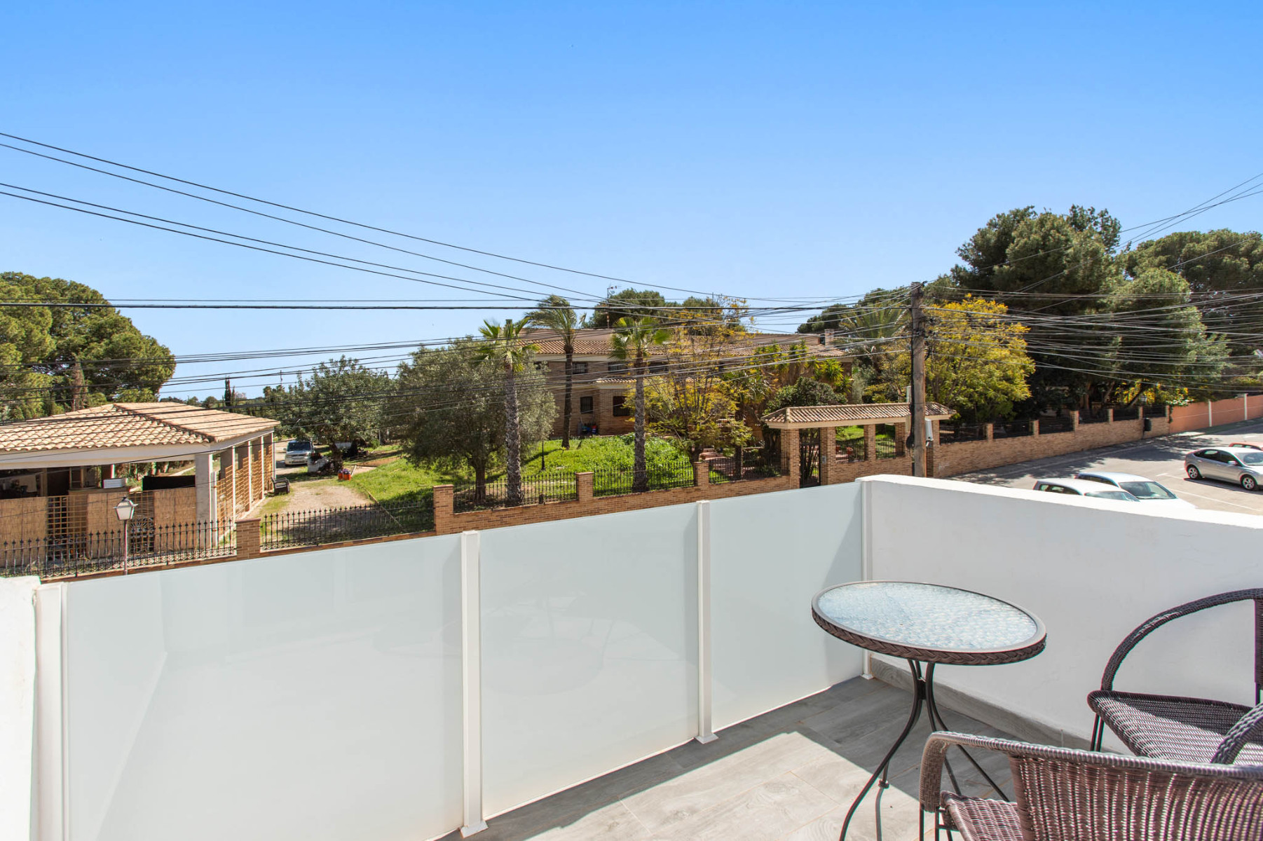 Pool area in duplex for sale in Torrevieja