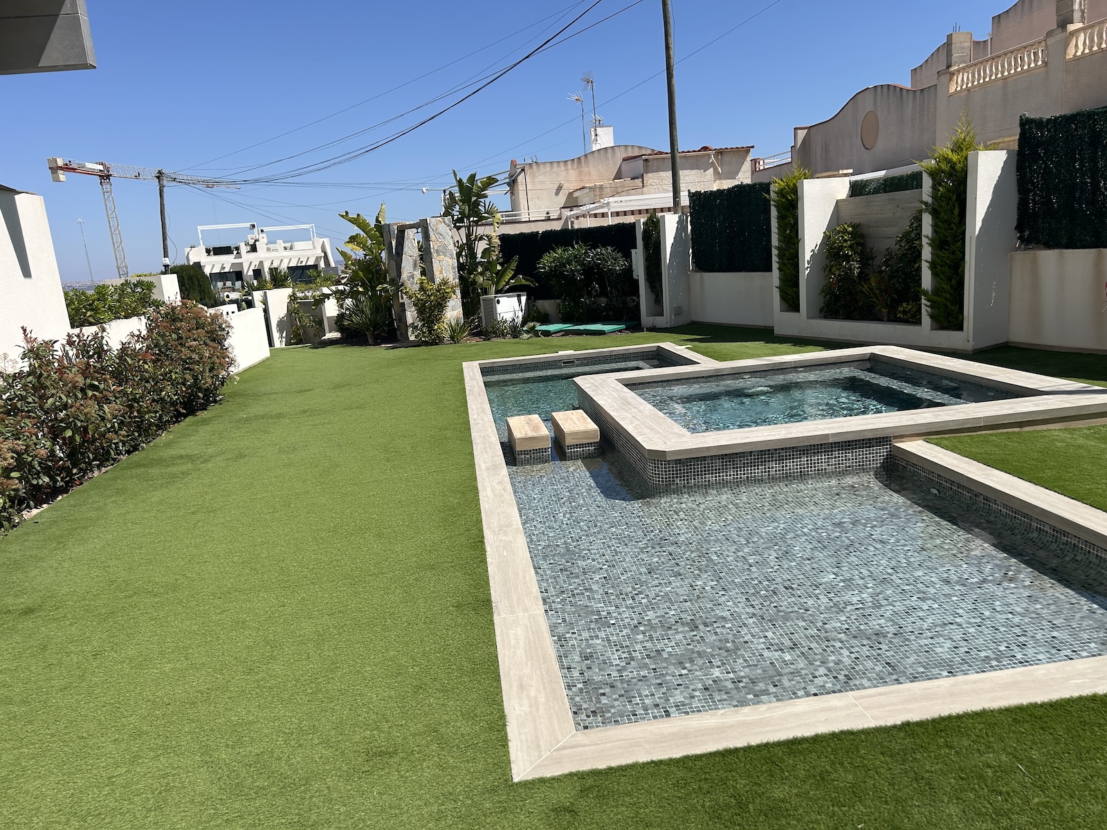 Pool area in apartment for sale in Los Balcones