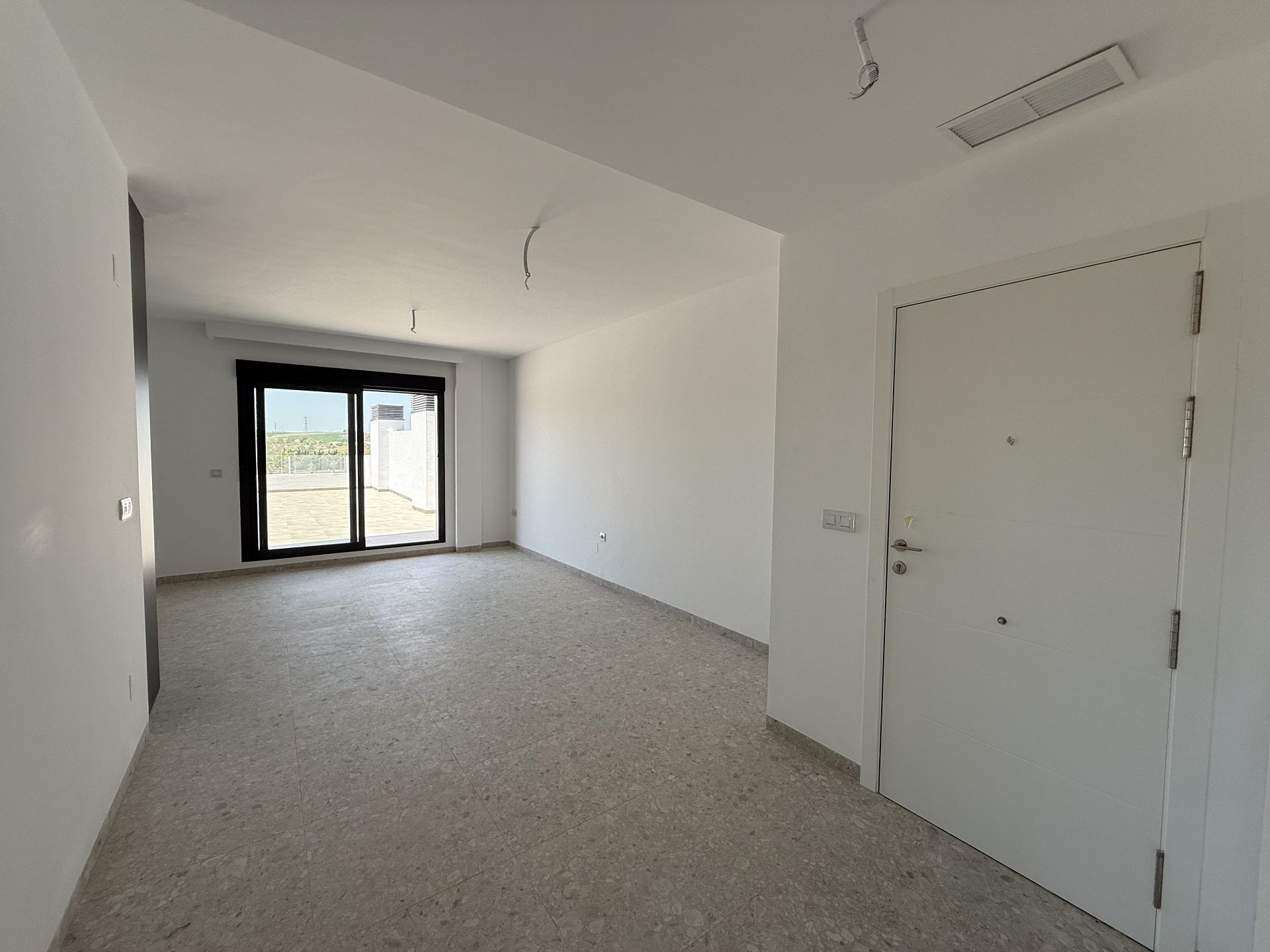 Living room in penthouse for sale in San Miguel de Salinas