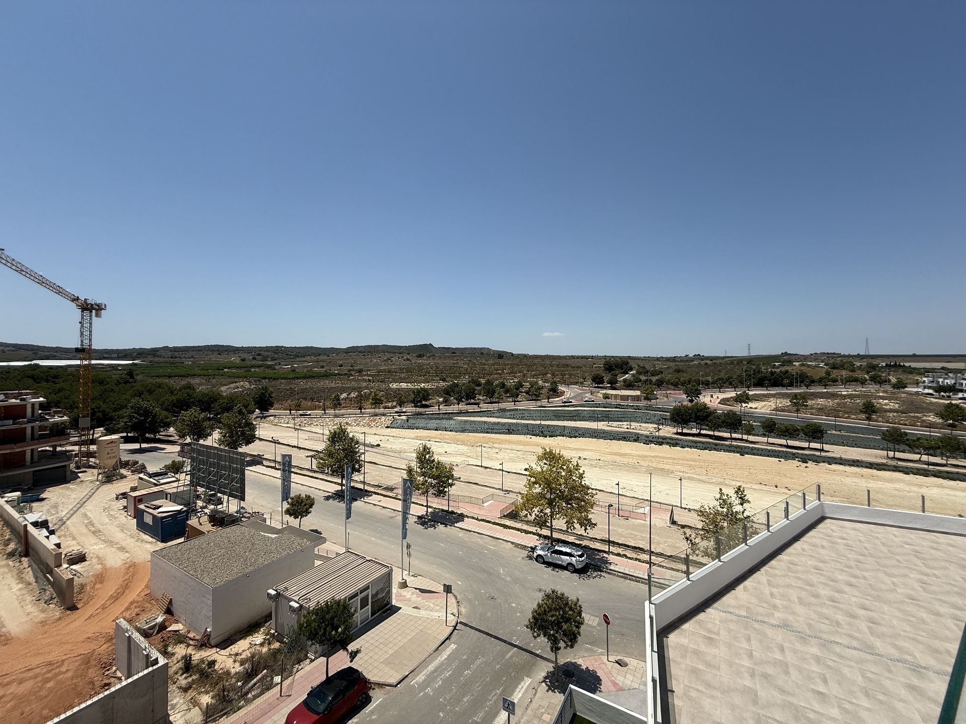 Master bedroom in penthouse for sale in San Miguel de Salinas