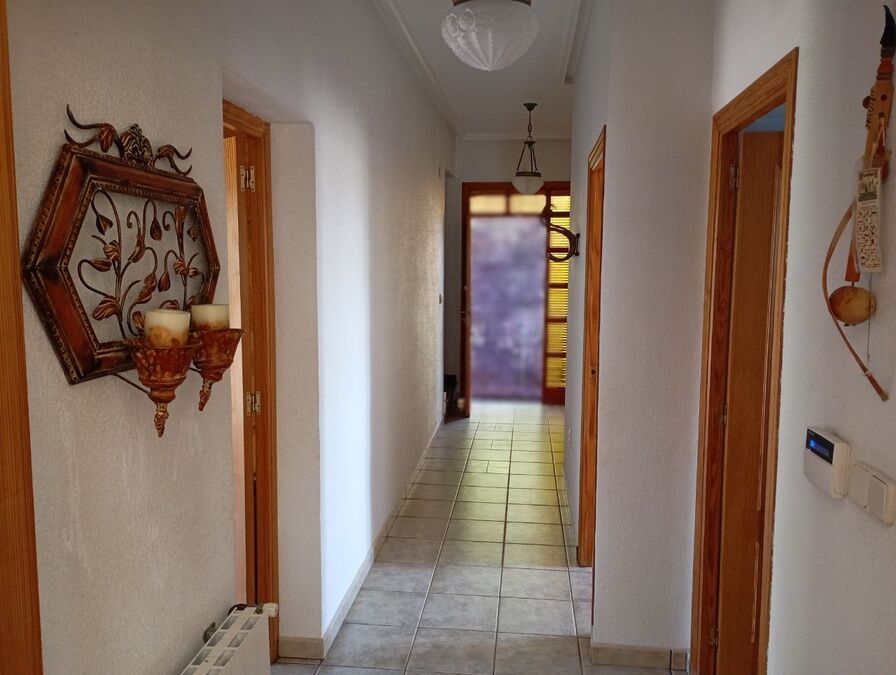 Pool area in villa for sale in Daya Nueva