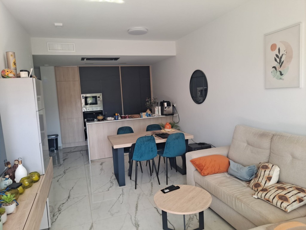Pool area in apartment for sale in Playa Flamenca