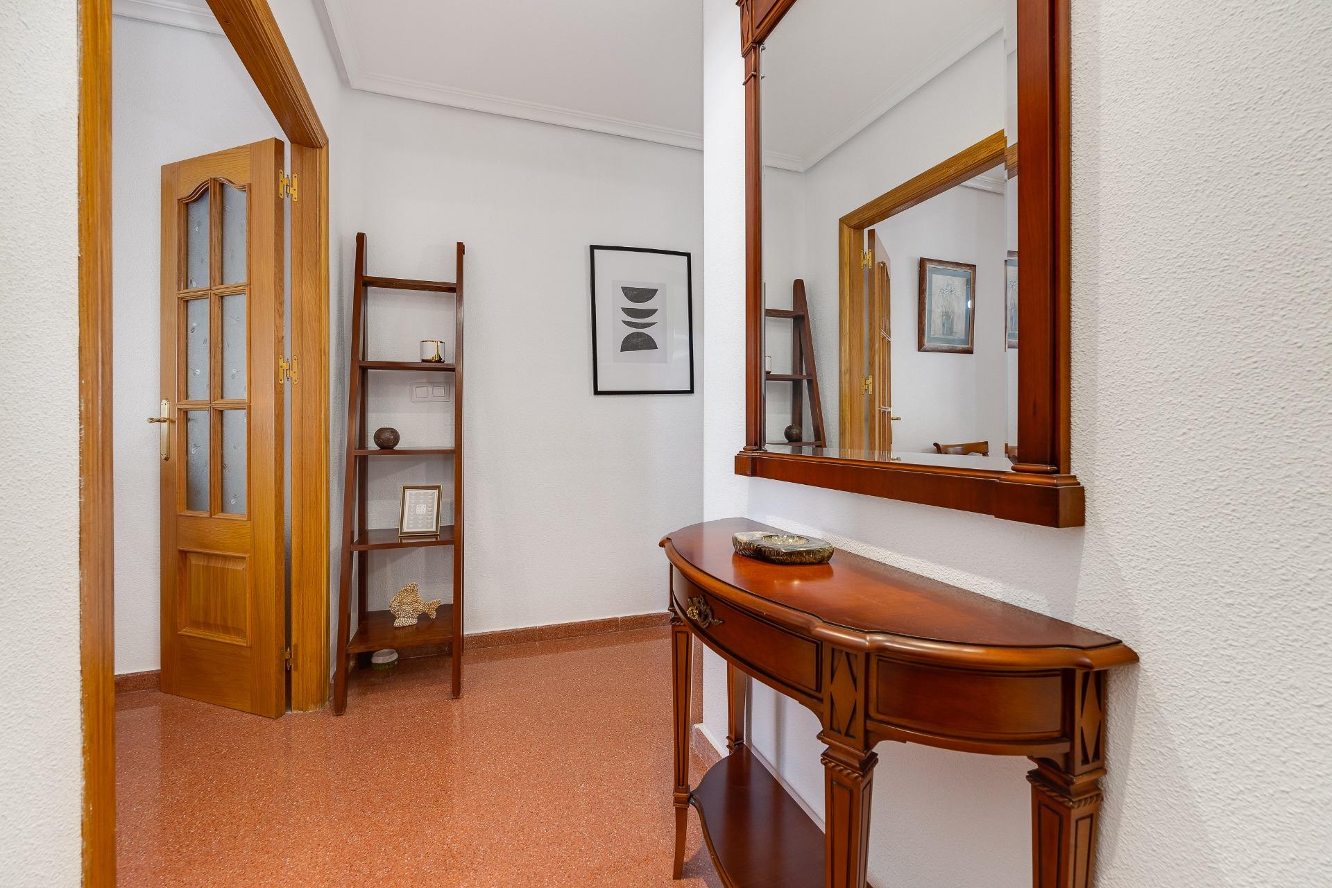 Pool area in penthouse for sale in Torrevieja
