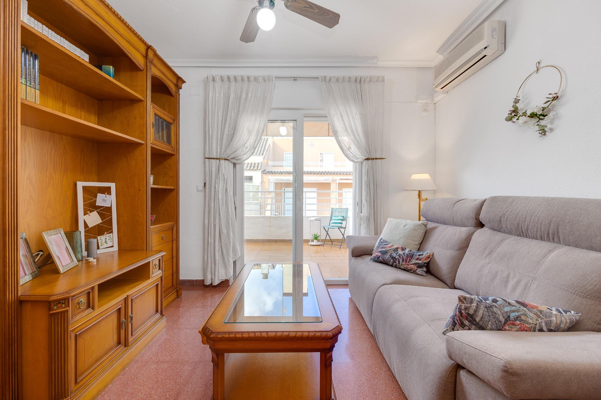Terrace in penthouse for sale in Torrevieja