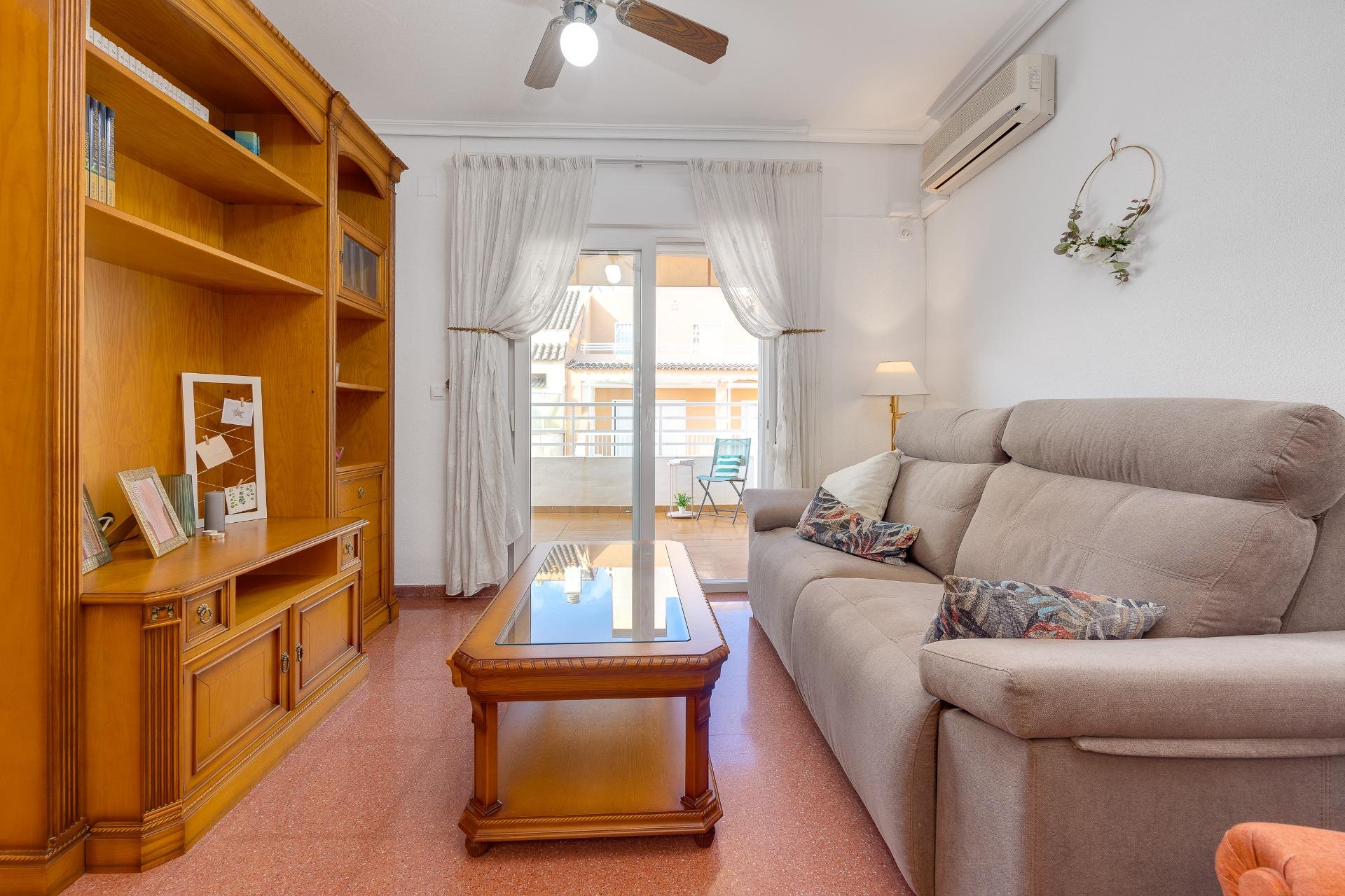 Pool area in penthouse for sale in Torrevieja