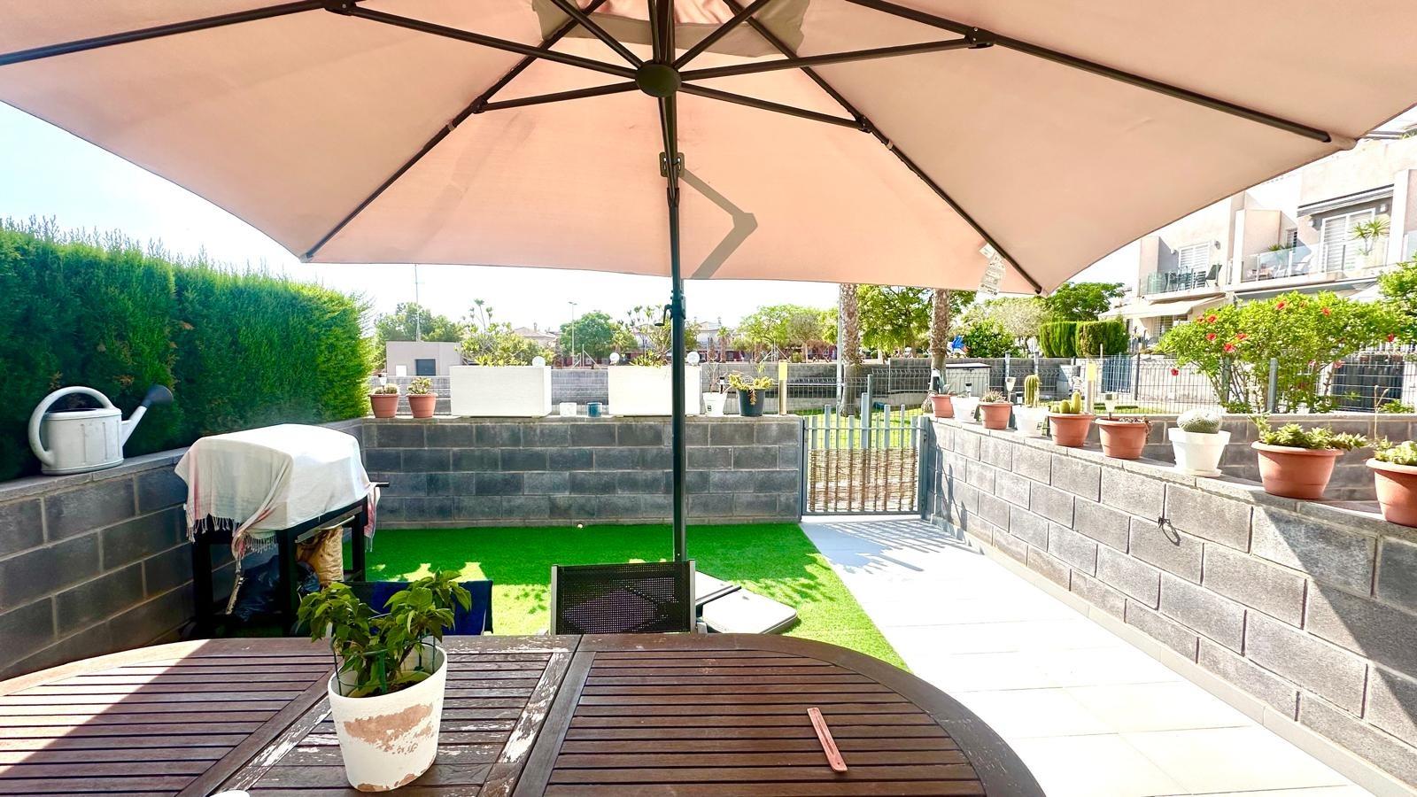 Pool area in terraced for sale in Torrevieja