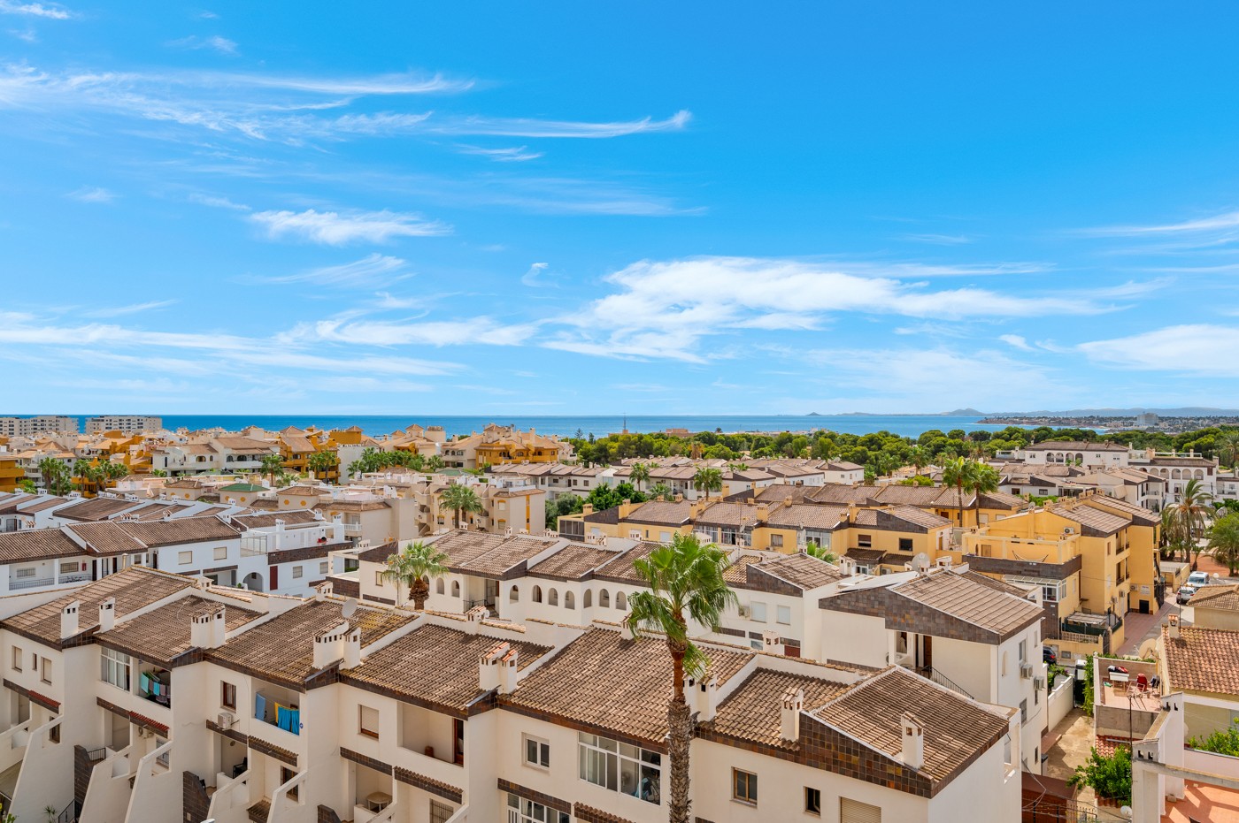Terrace in apartment for sale in Punta Prima