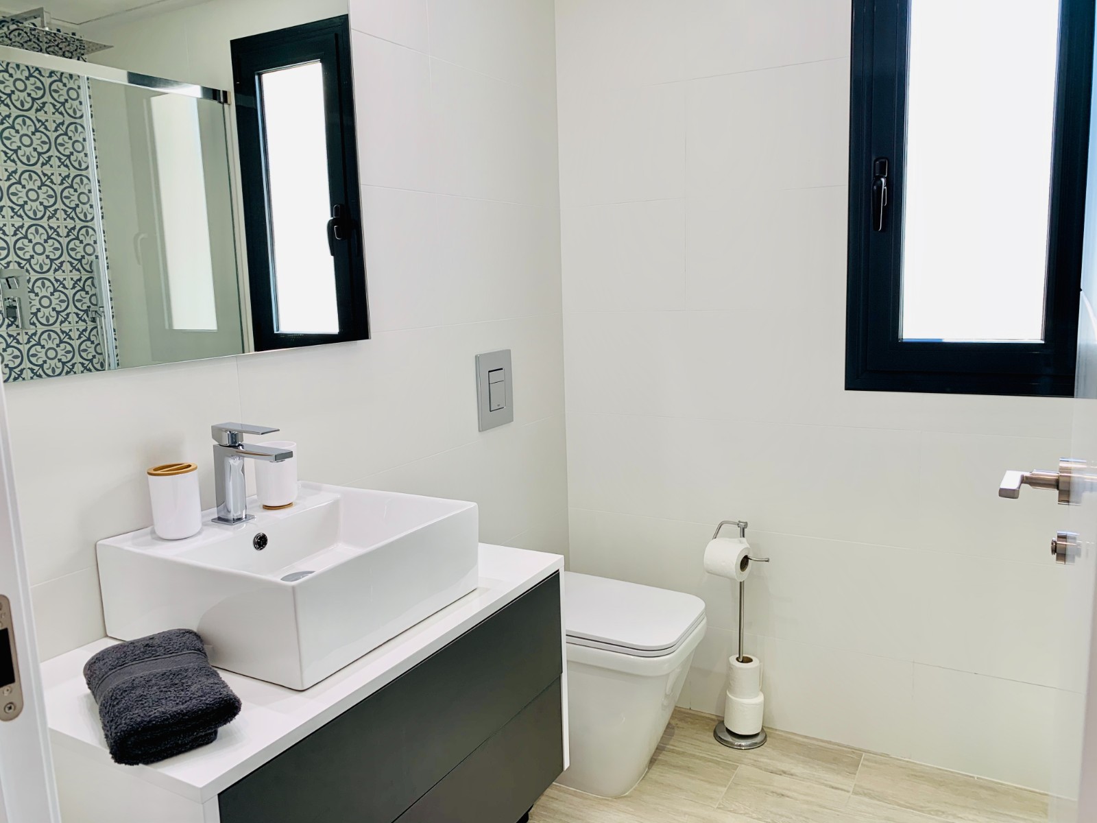Pool area in apartment for sale in San Miguel de Salinas