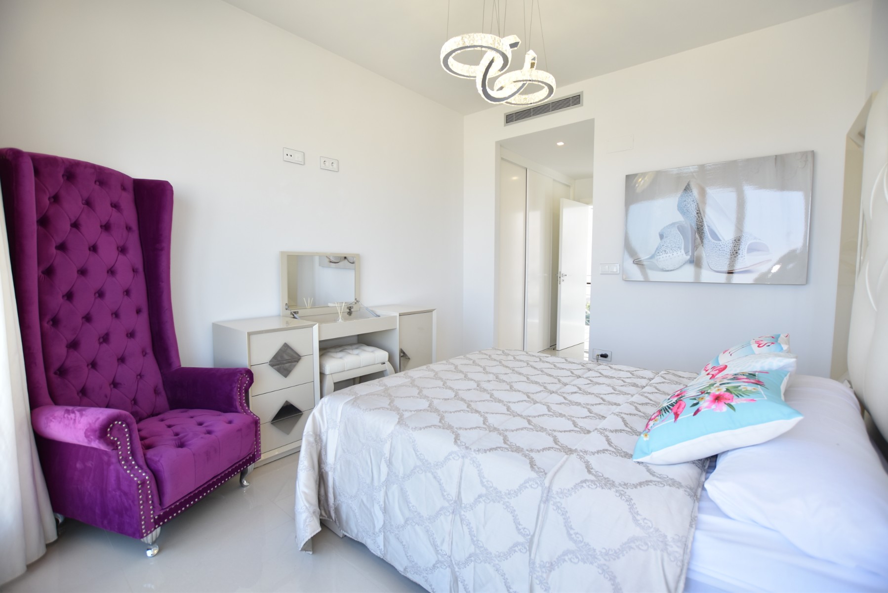 Living room in villa for sale in San Miguel de Salinas