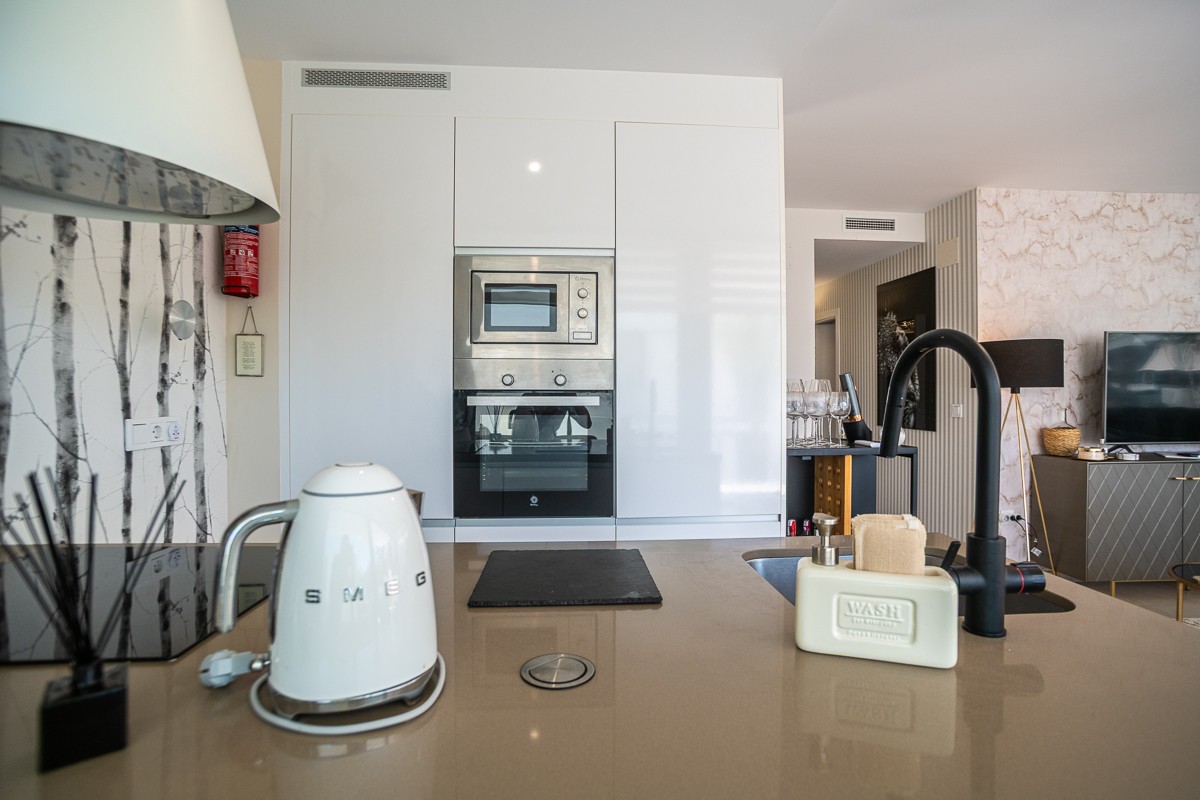 Kitchen in penthouse for sale in Cartagena
