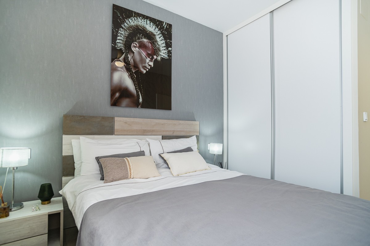 Dining area in penthouse for sale in Cartagena